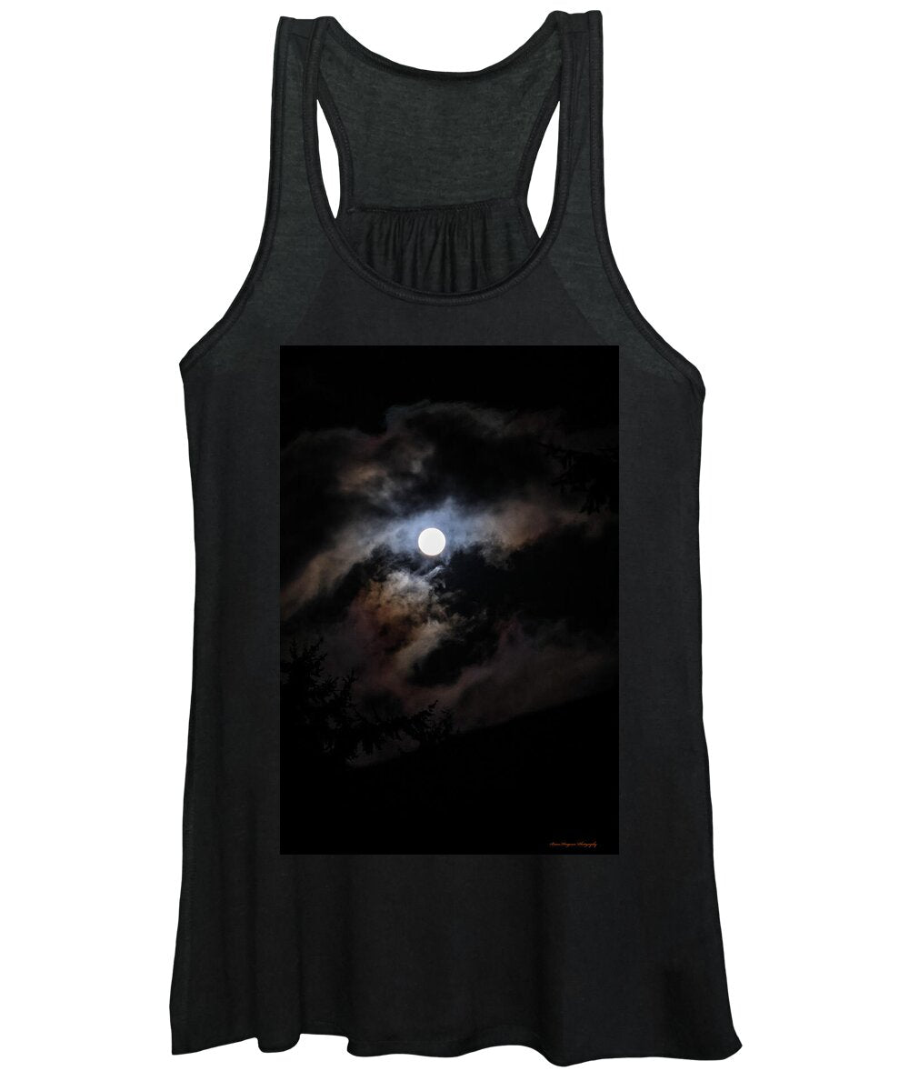 Clouds around the moon - Women's Tank Top