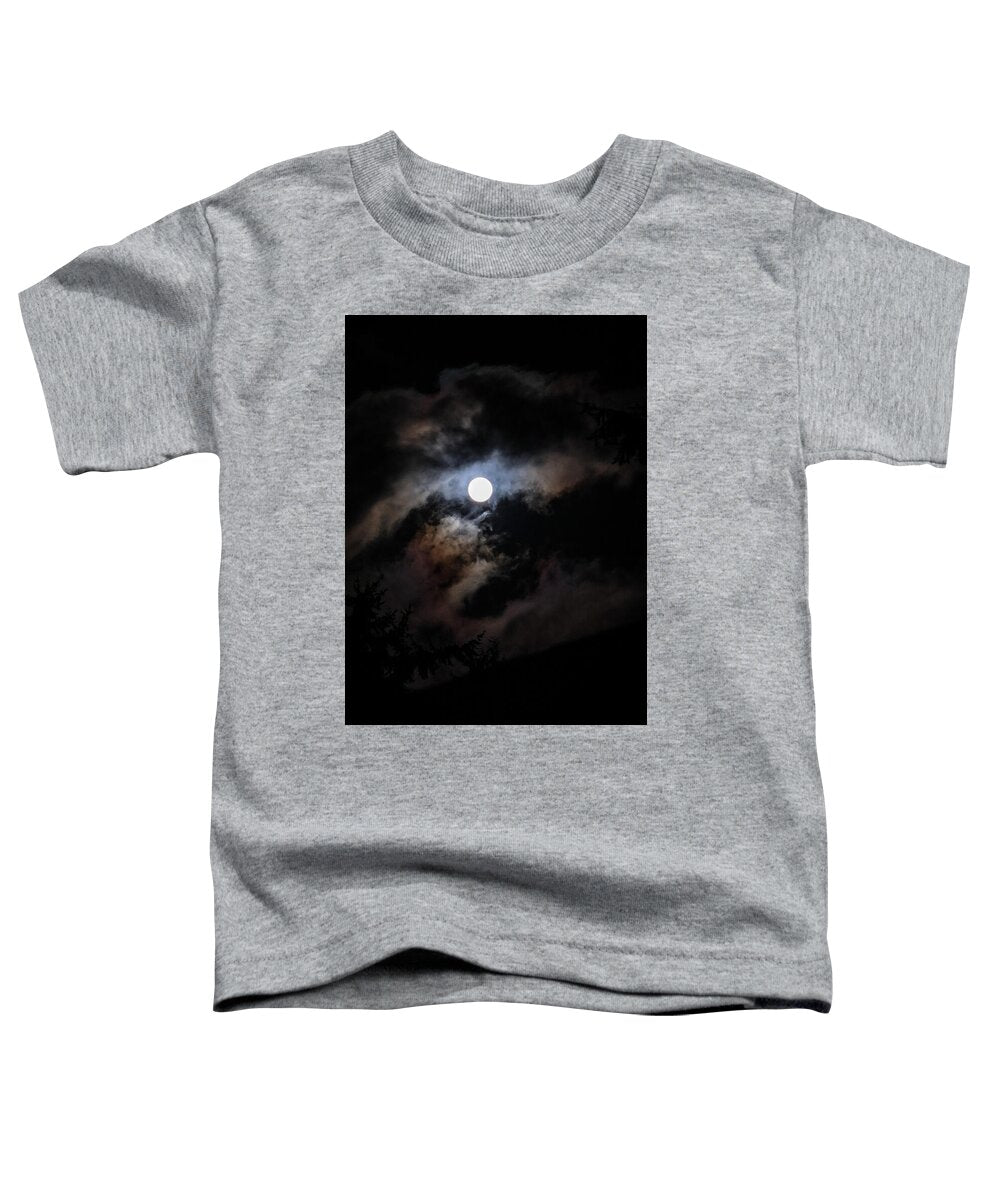 Clouds around the moon - Toddler T-Shirt