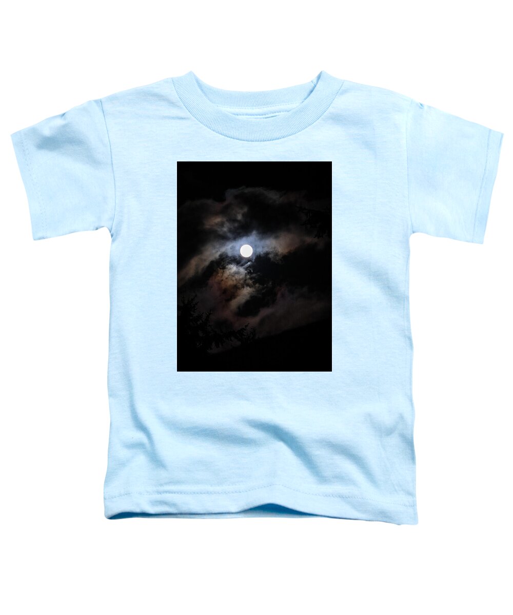 Clouds around the moon - Toddler T-Shirt