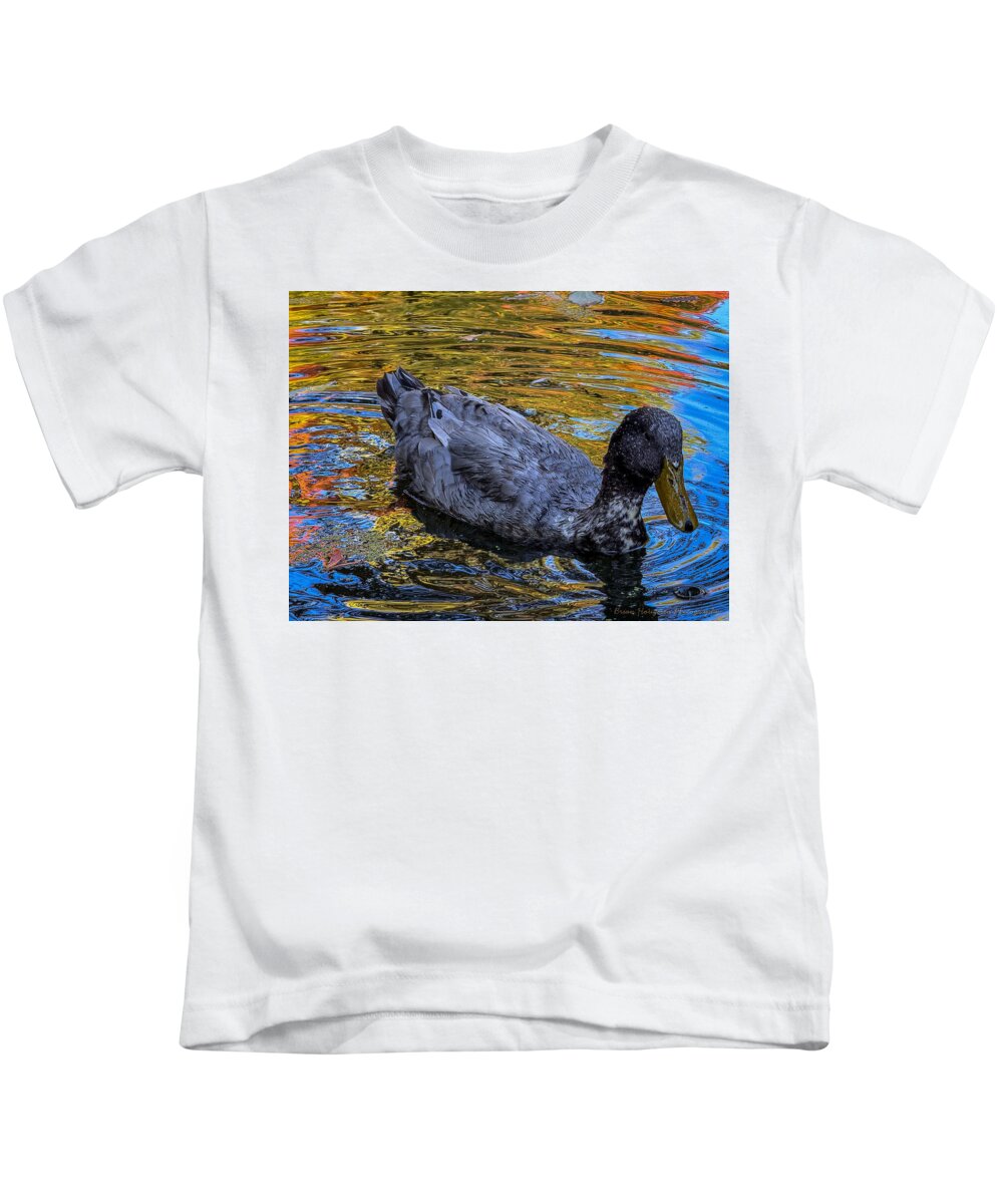Duck in the pond - Kids T-Shirt