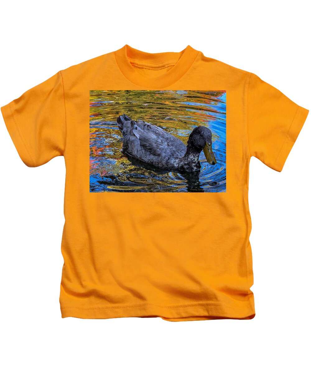 Duck in the pond - Kids T-Shirt