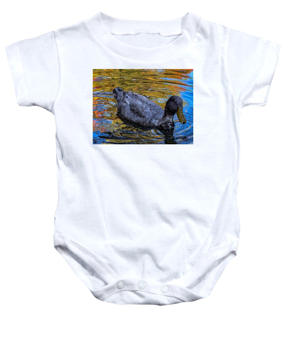 Duck in the pond - Baby Onesie