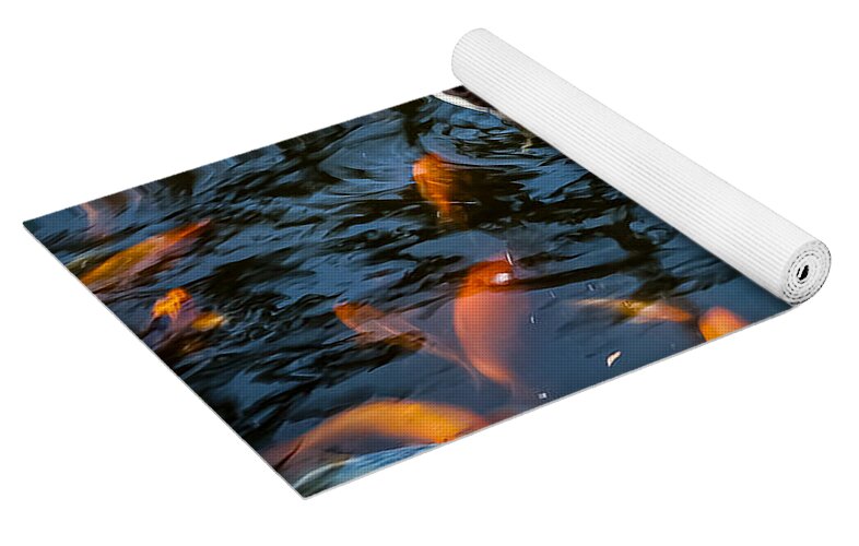Duck with the koi - Yoga Mat