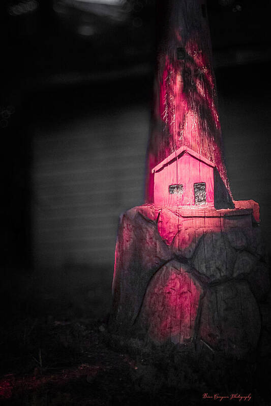 Light house pink - Art Print