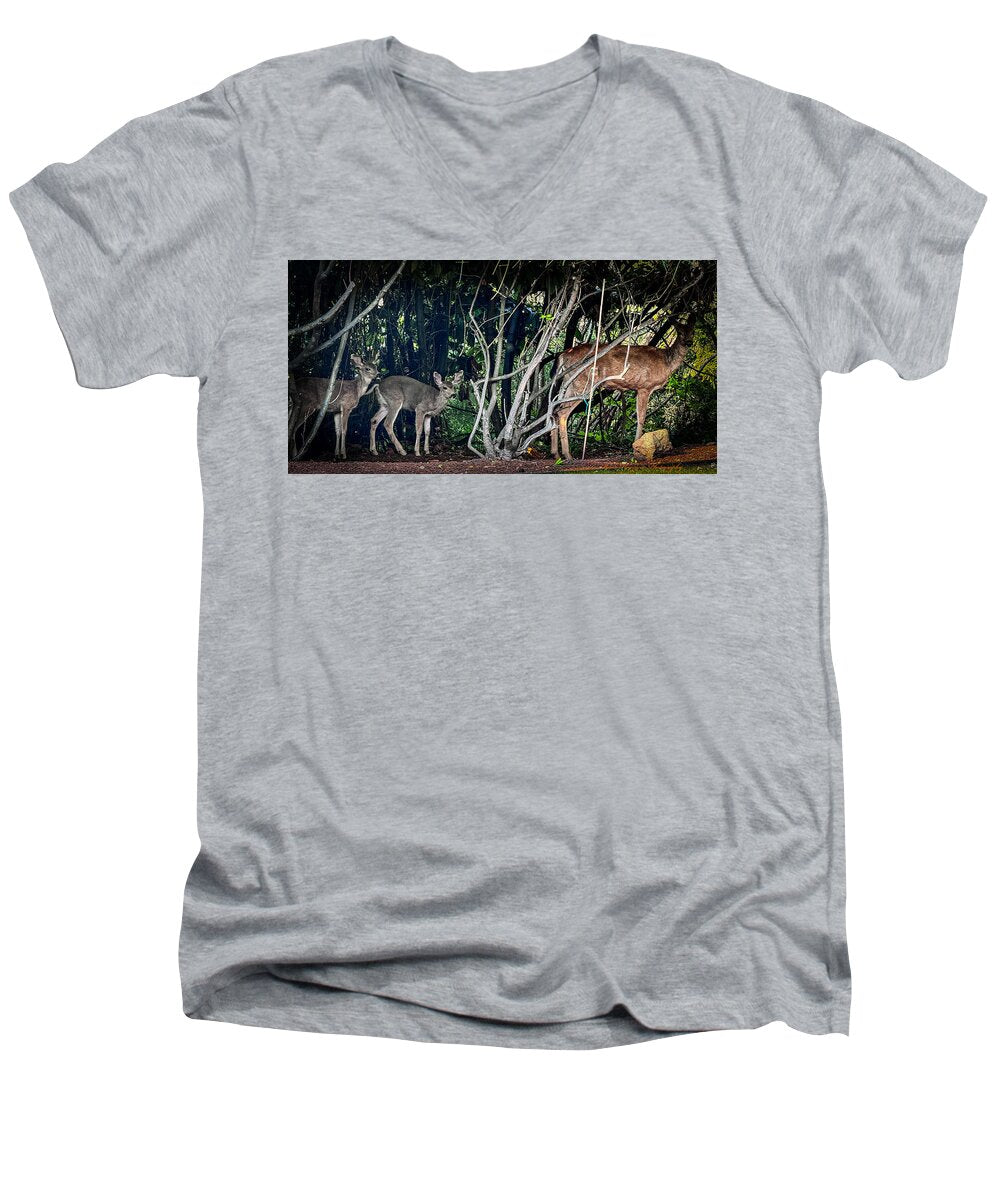 Mom and family - Men's V-Neck T-Shirt