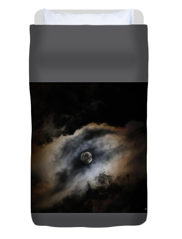 Moon in the clouds - Duvet Cover