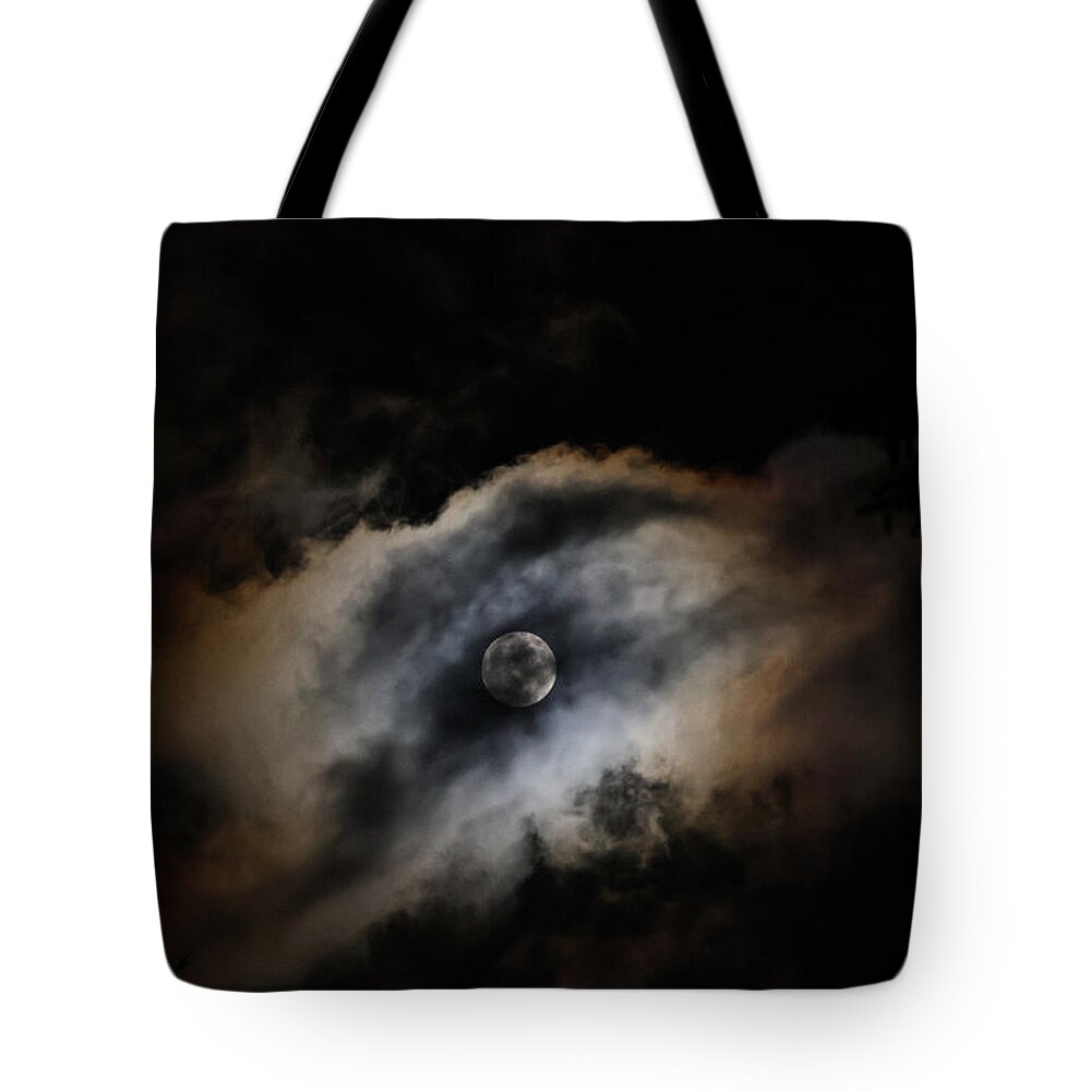 Moon in the clouds - Tote Bag