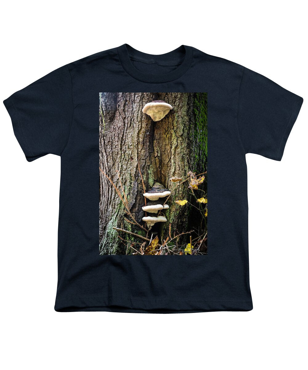 Mushrooms on the tree - Youth T-Shirt