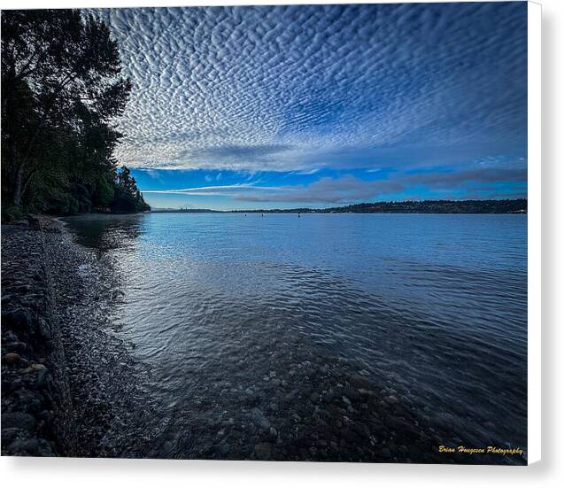 Reflection of the clouds - Canvas Print
