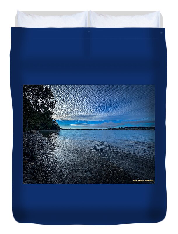 Reflection of the clouds - Duvet Cover