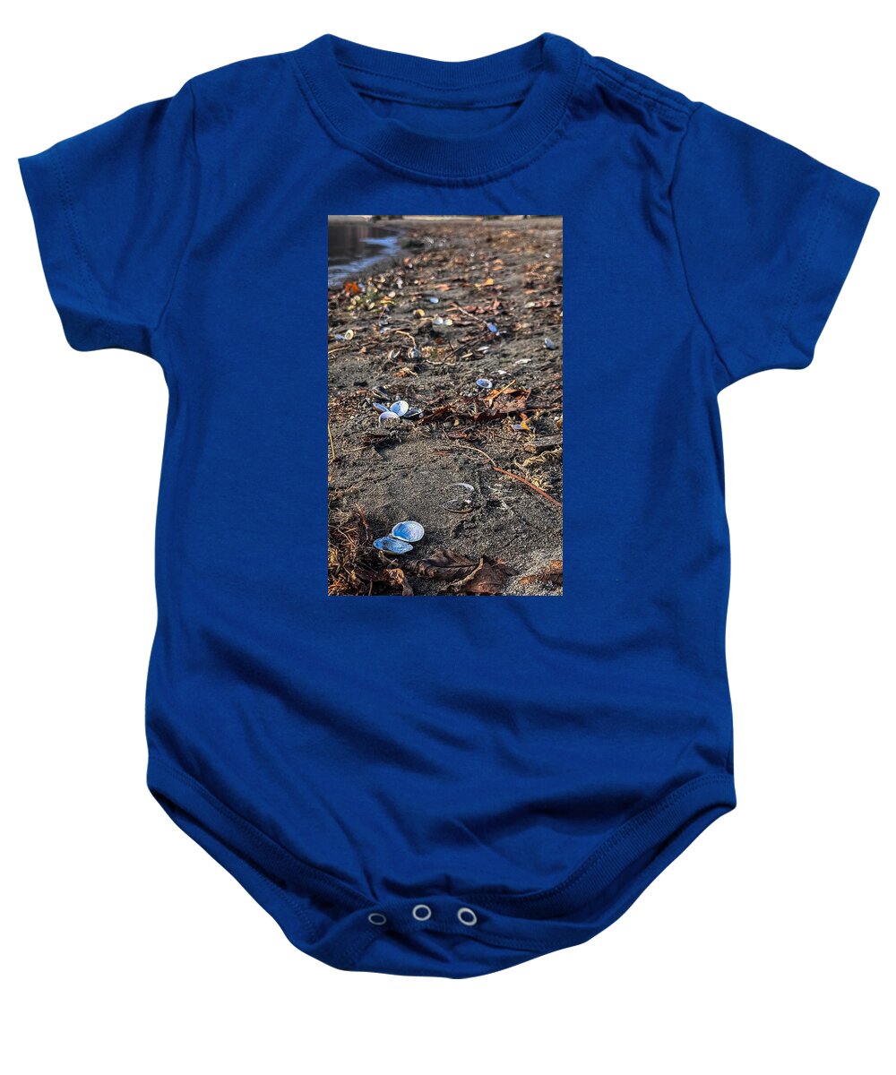 Seashells on the shoreline - Baby Onesie