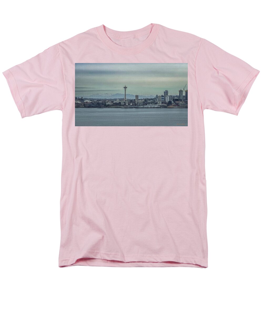 Seattle sky line - Men's T-Shirt (Regular Fit)
