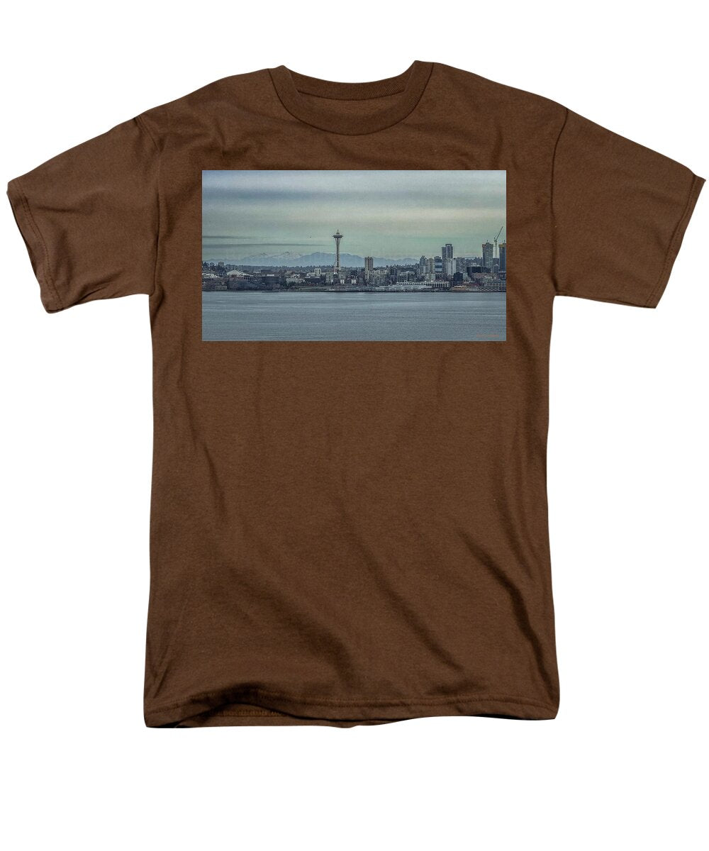 Seattle sky line - Men's T-Shirt (Regular Fit)