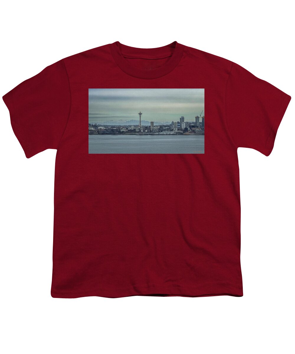 Seattle sky line - Youth T-Shirt