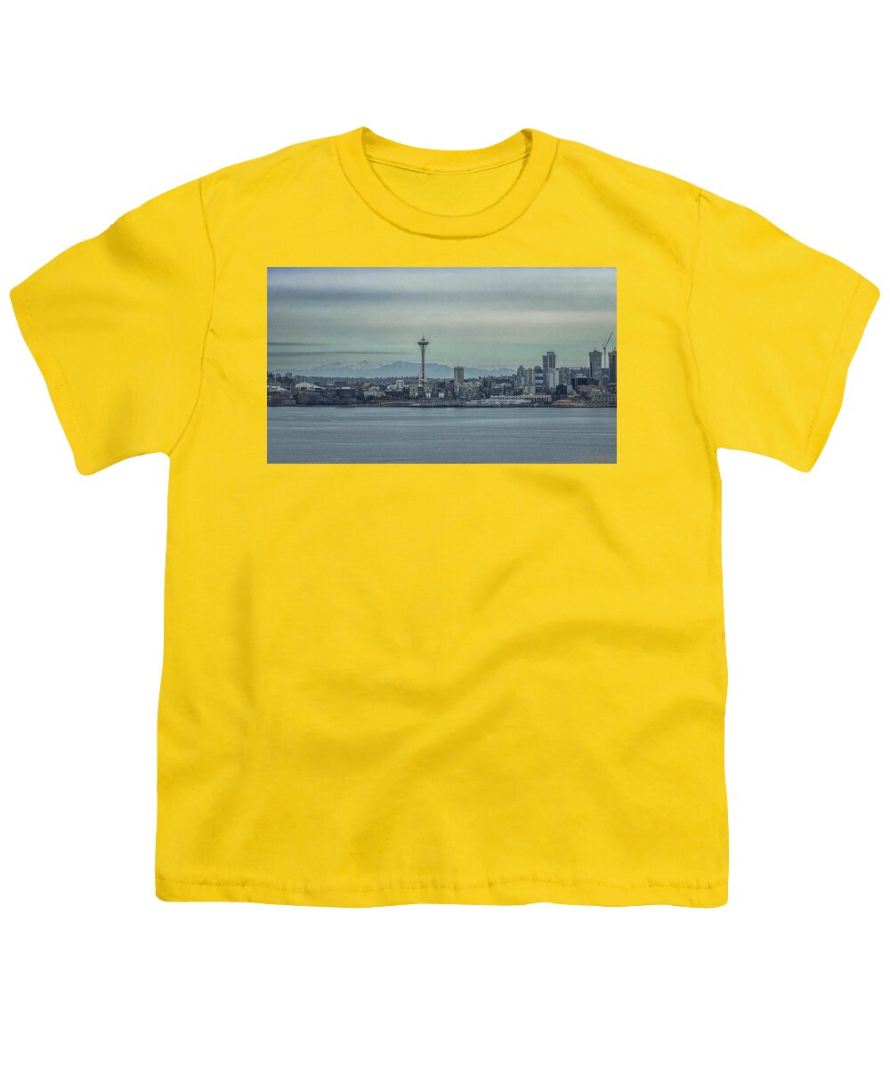 Seattle sky line - Youth T-Shirt