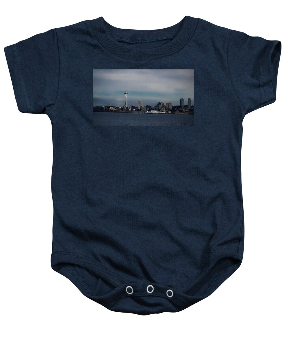 Seattle Skyline - Baby Onesie