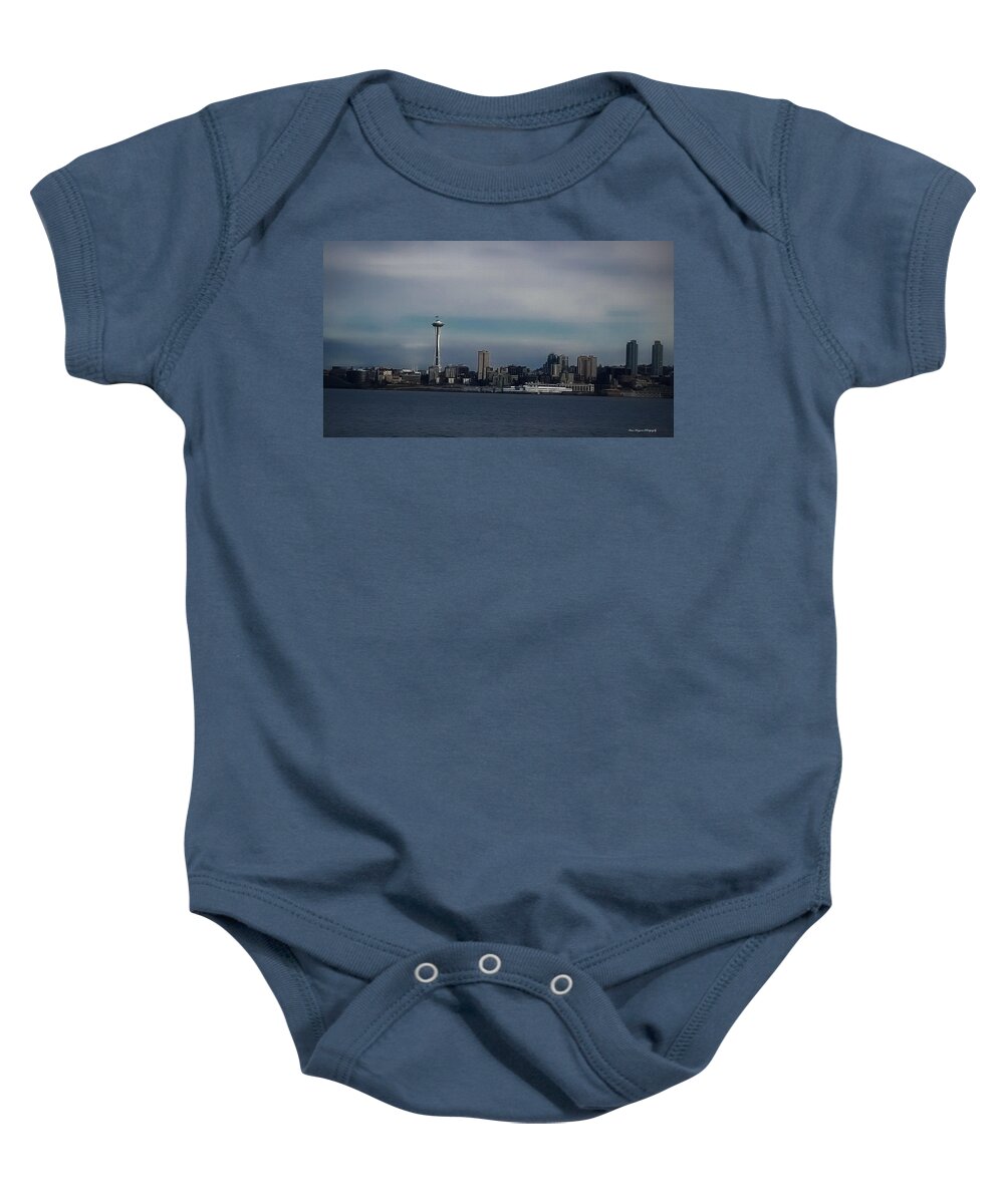 Seattle Skyline - Baby Onesie