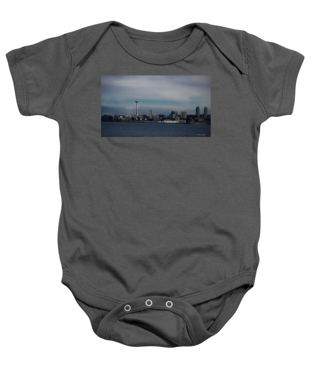 Seattle Skyline - Baby Onesie