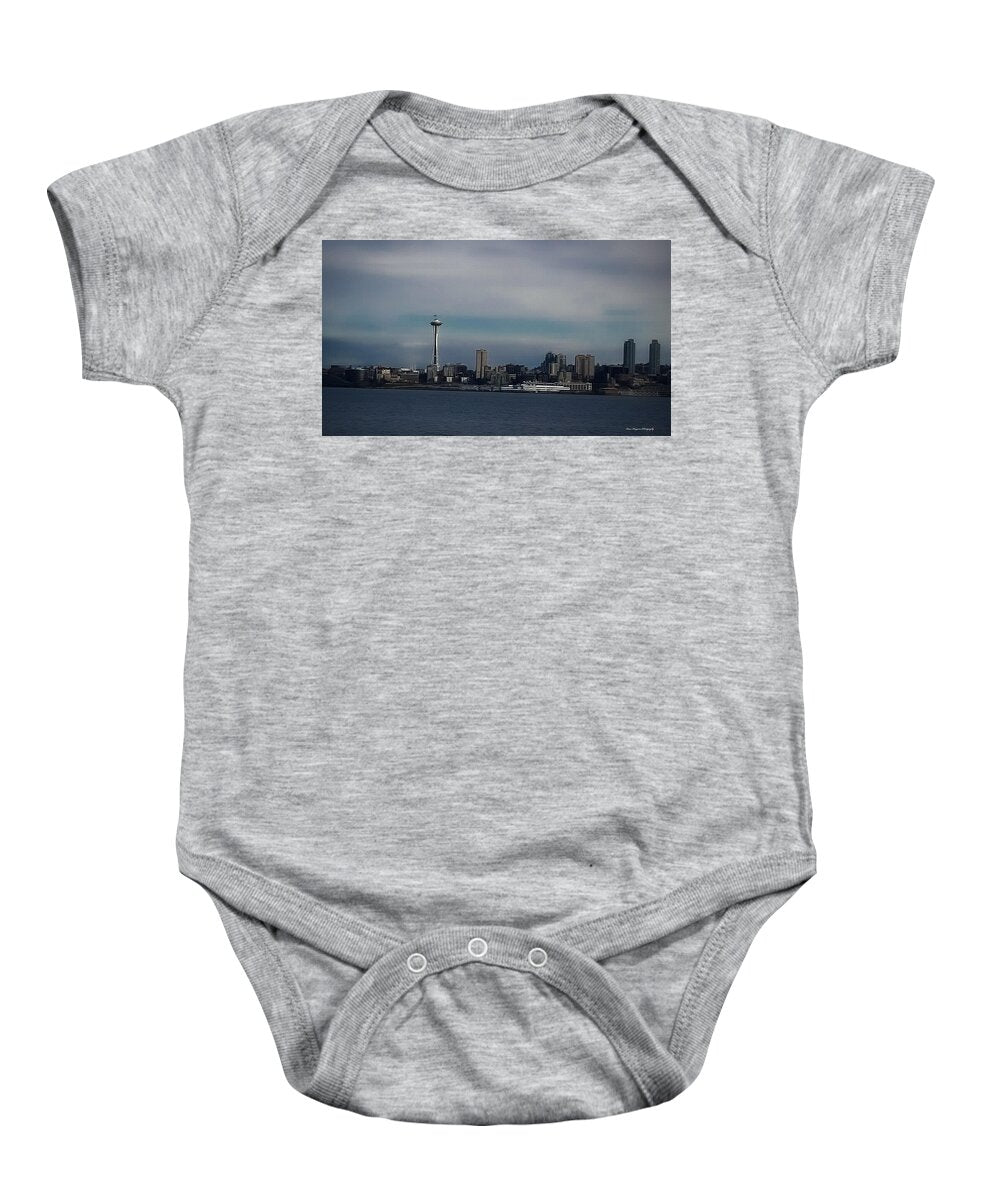 Seattle Skyline - Baby Onesie