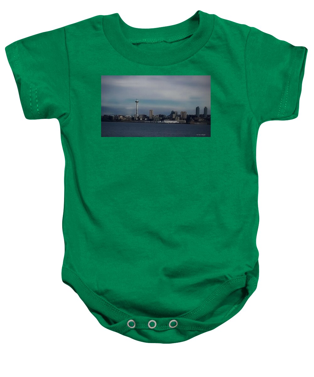 Seattle Skyline - Baby Onesie