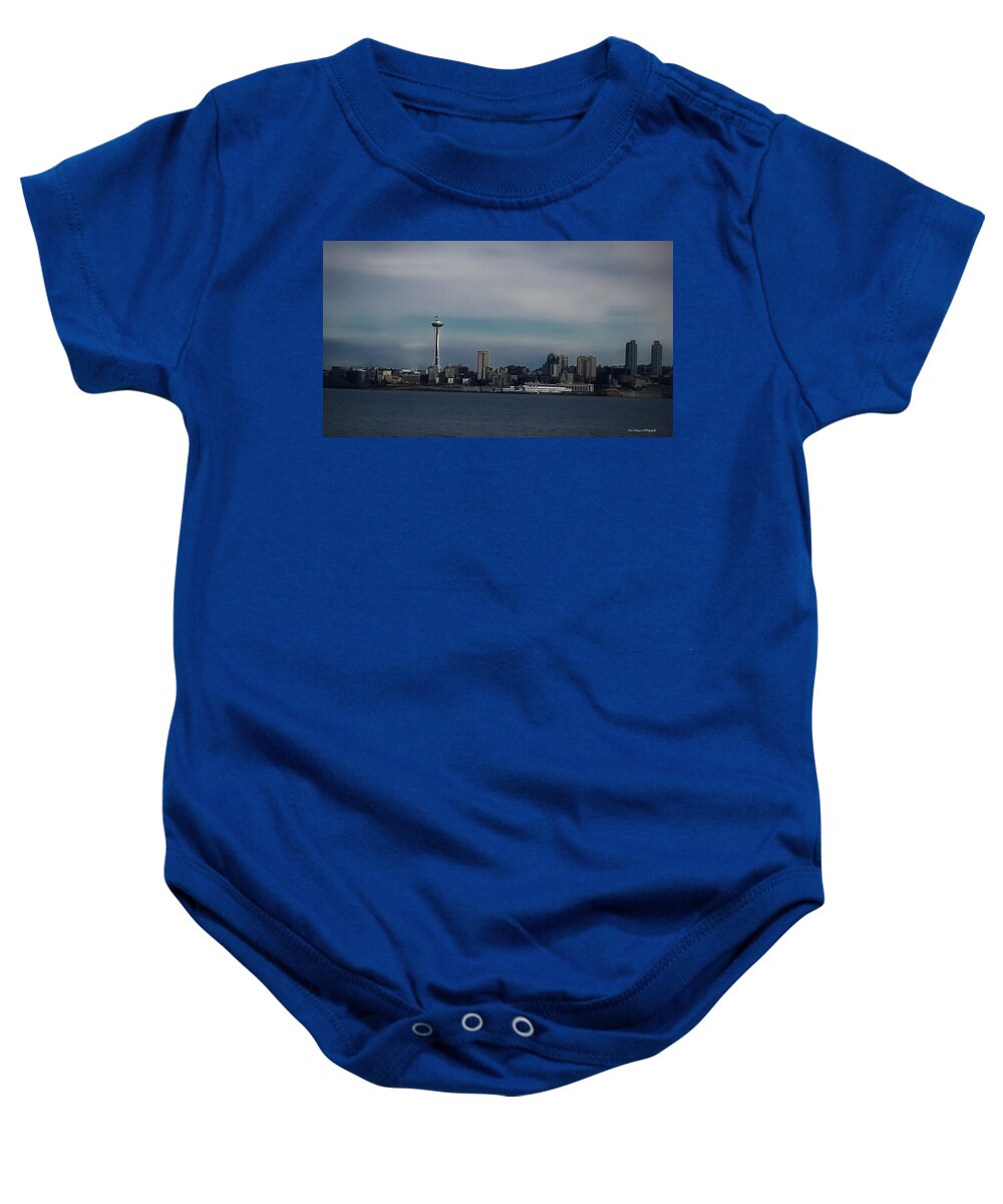 Seattle Skyline - Baby Onesie