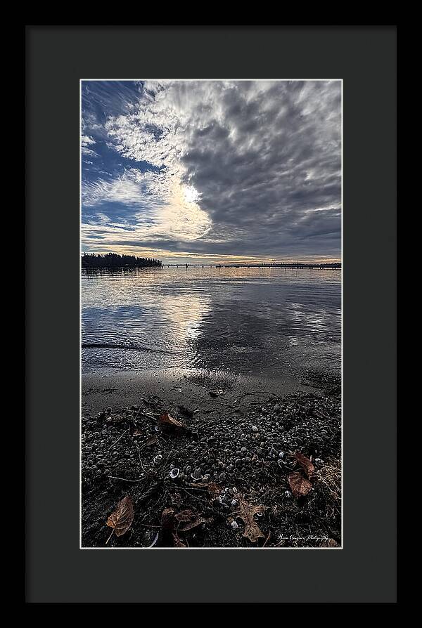 Sun clouds - Framed Print