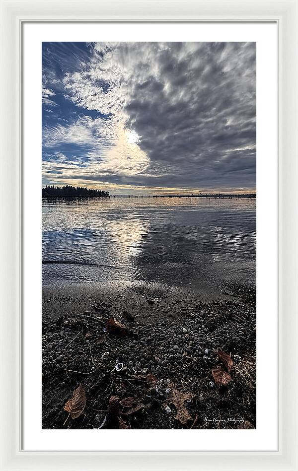 Sun clouds - Framed Print