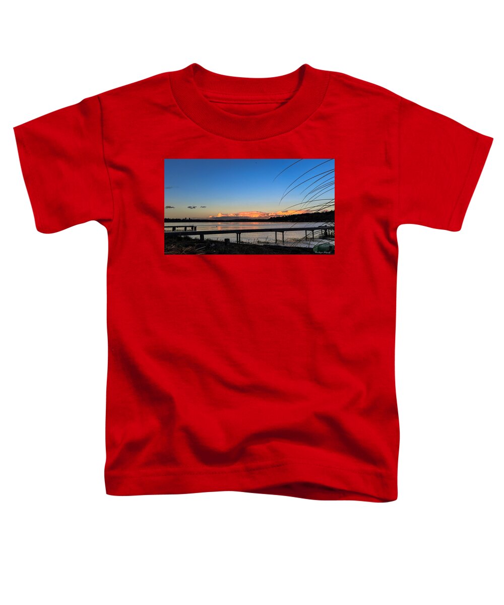 Sunset at the lake - Toddler T-Shirt