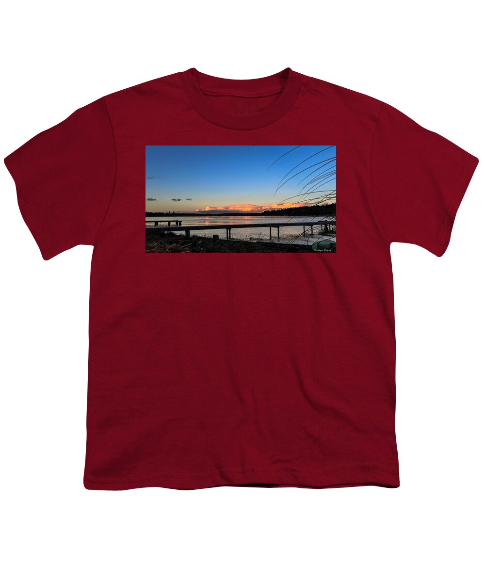 Sunset at the lake - Youth T-Shirt