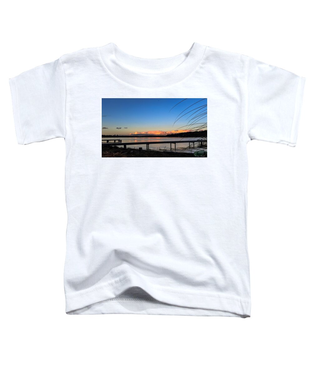 Sunset at the lake - Toddler T-Shirt