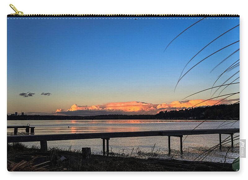 Sunset at the lake - Zip Pouch
