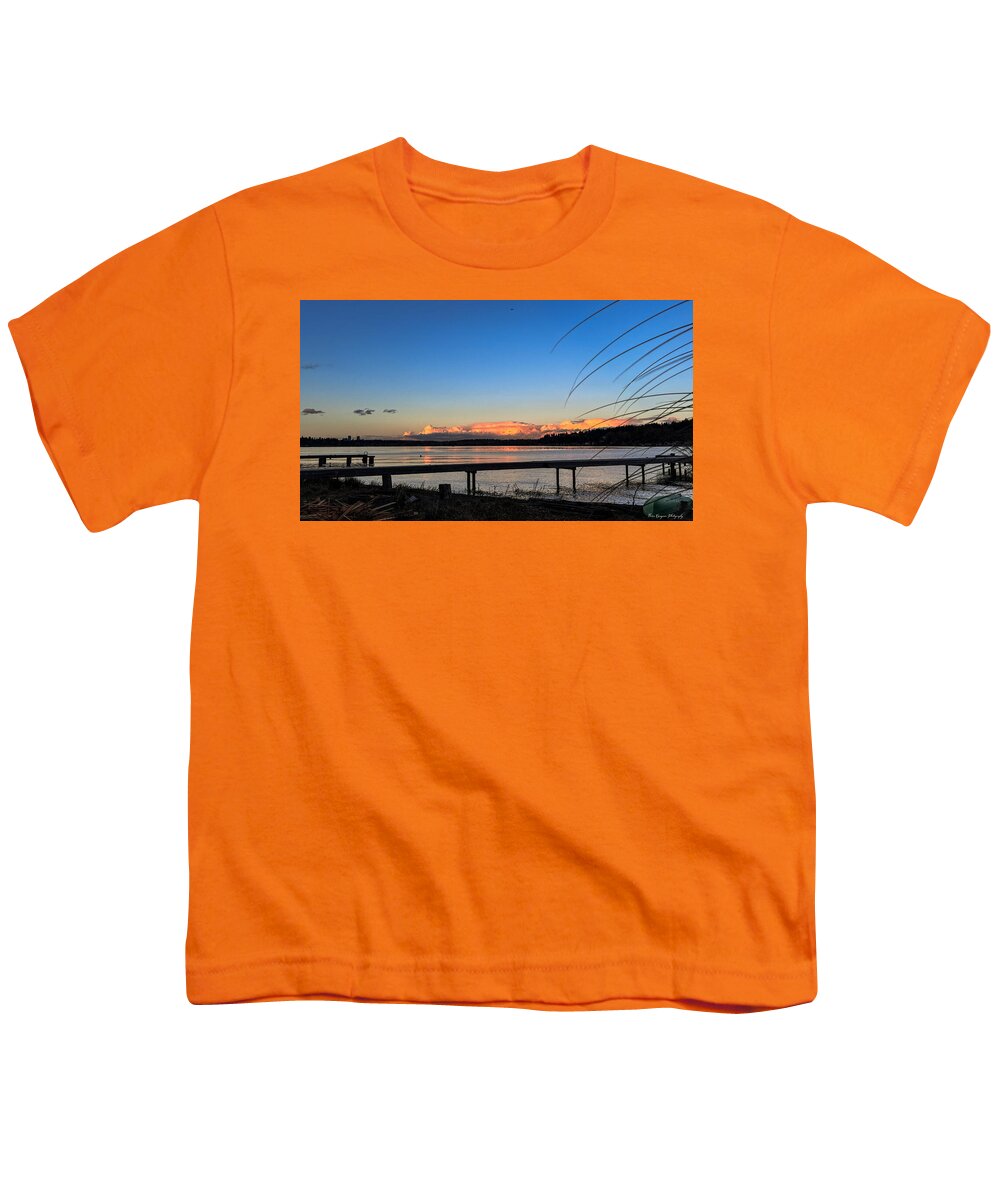 Sunset at the lake - Youth T-Shirt