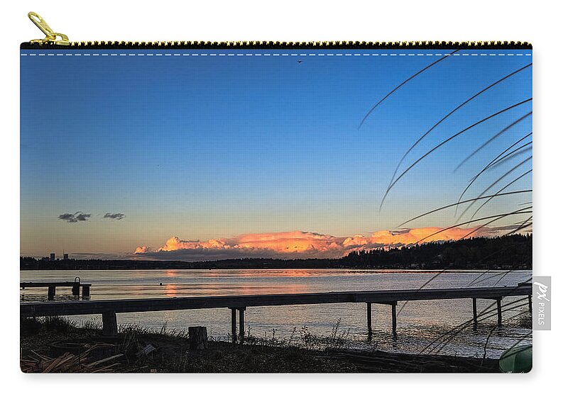 Sunset at the lake - Zip Pouch