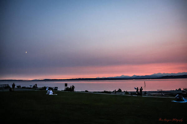 Sunset late summer - Art Print