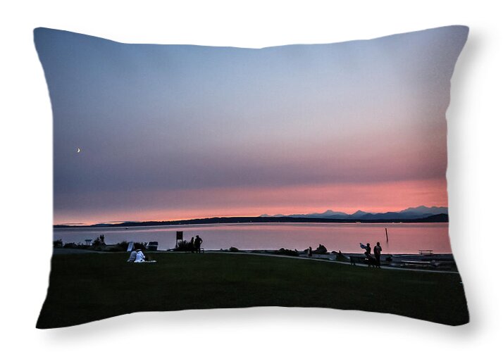 Sunset late summer - Throw Pillow