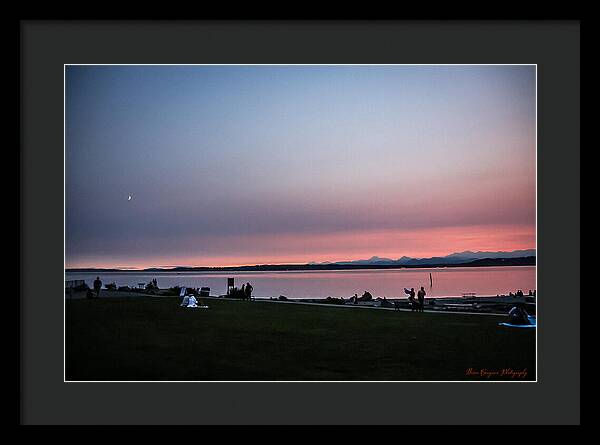 Sunset late summer - Framed Print