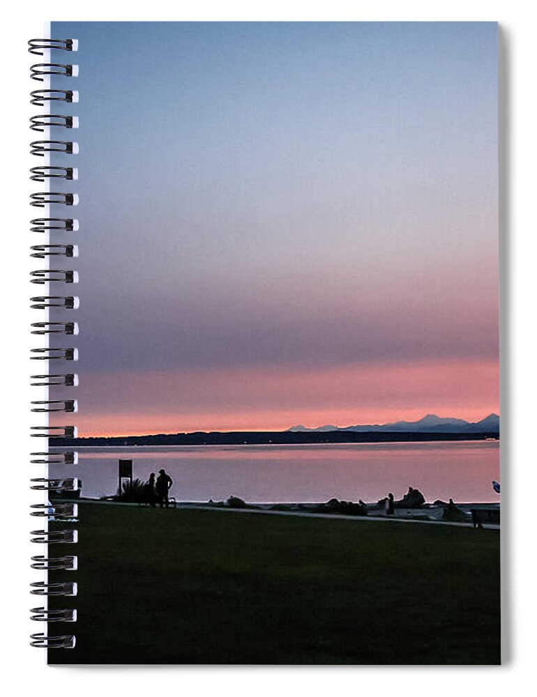 Sunset late summer - Spiral Notebook