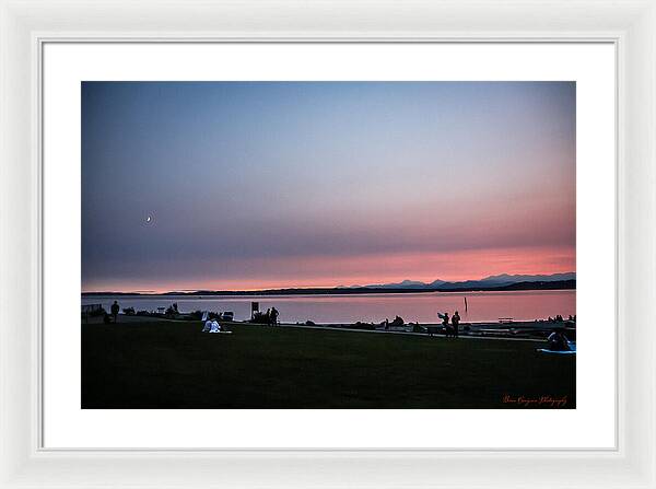 Sunset late summer - Framed Print