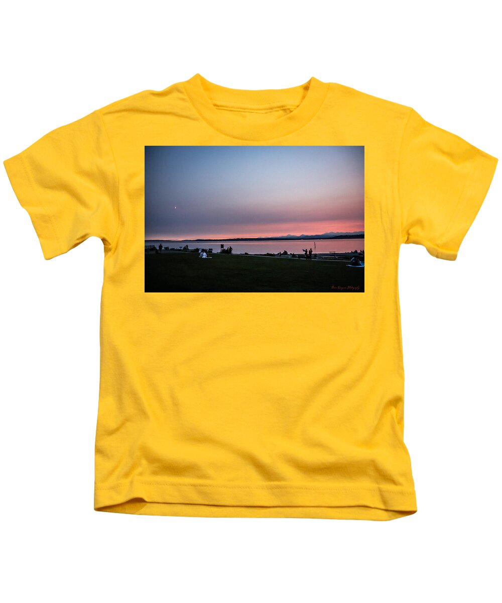Sunset late summer - Kids T-Shirt