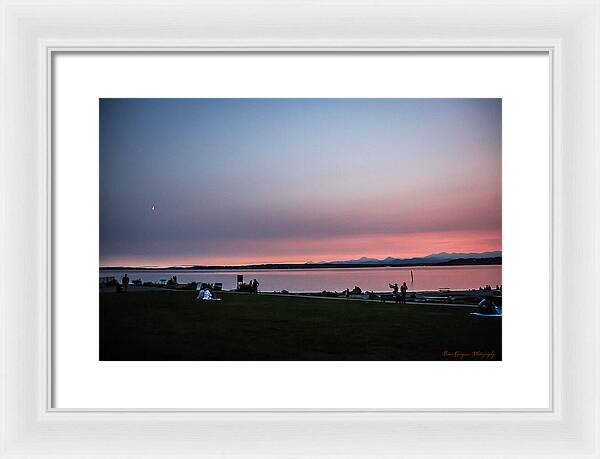 Sunset late summer - Framed Print