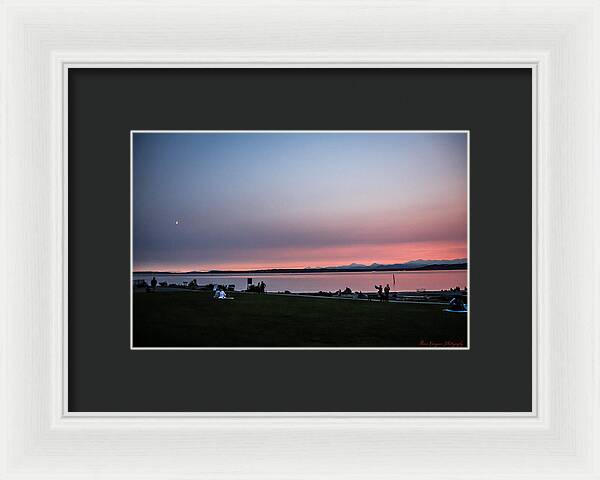 Sunset late summer - Framed Print