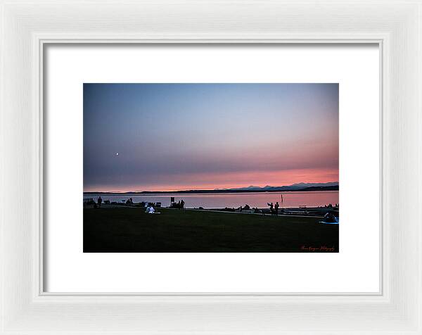 Sunset late summer - Framed Print