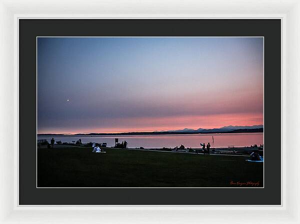 Sunset late summer - Framed Print