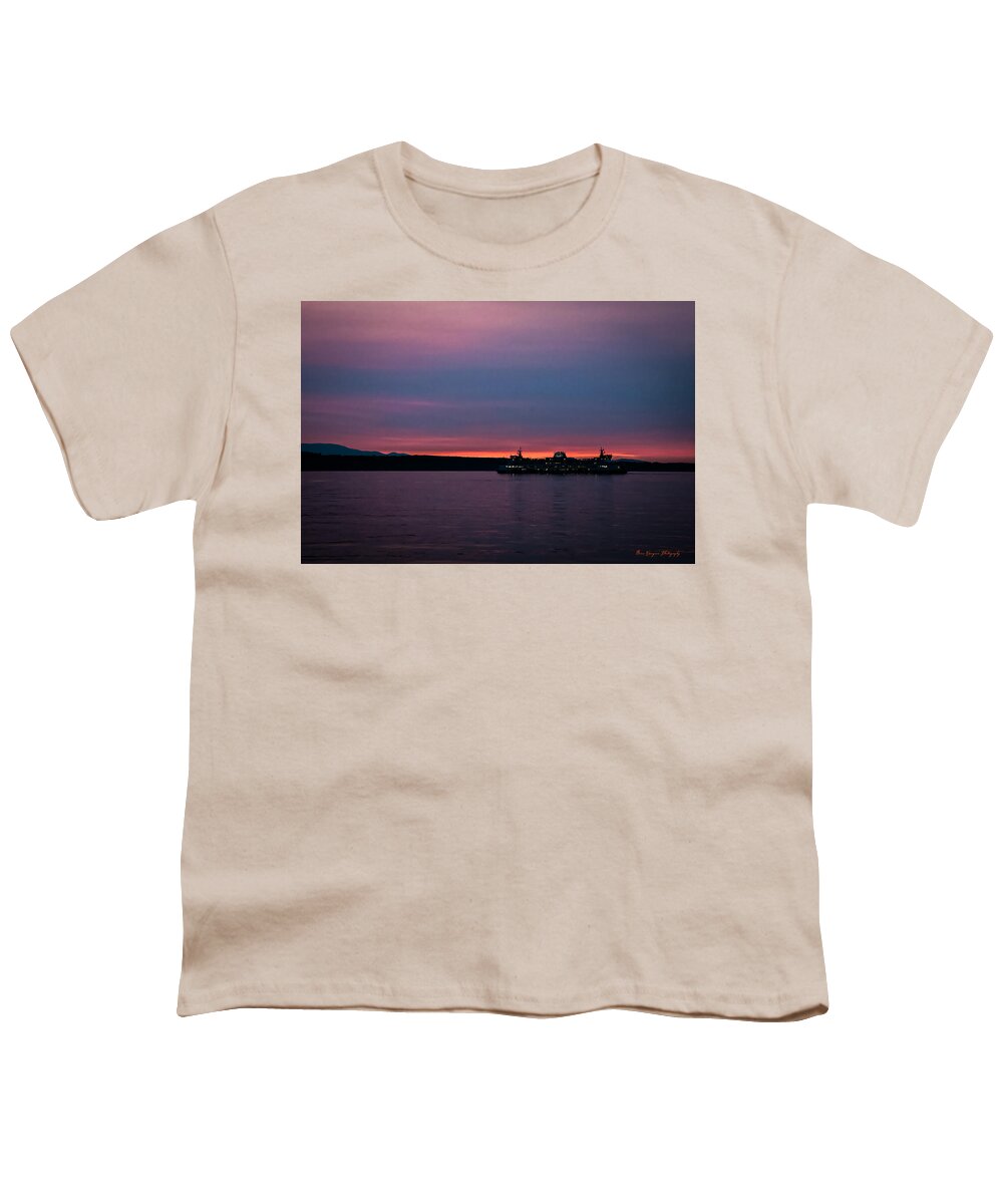 Sunset with the Ferry - Youth T-Shirt