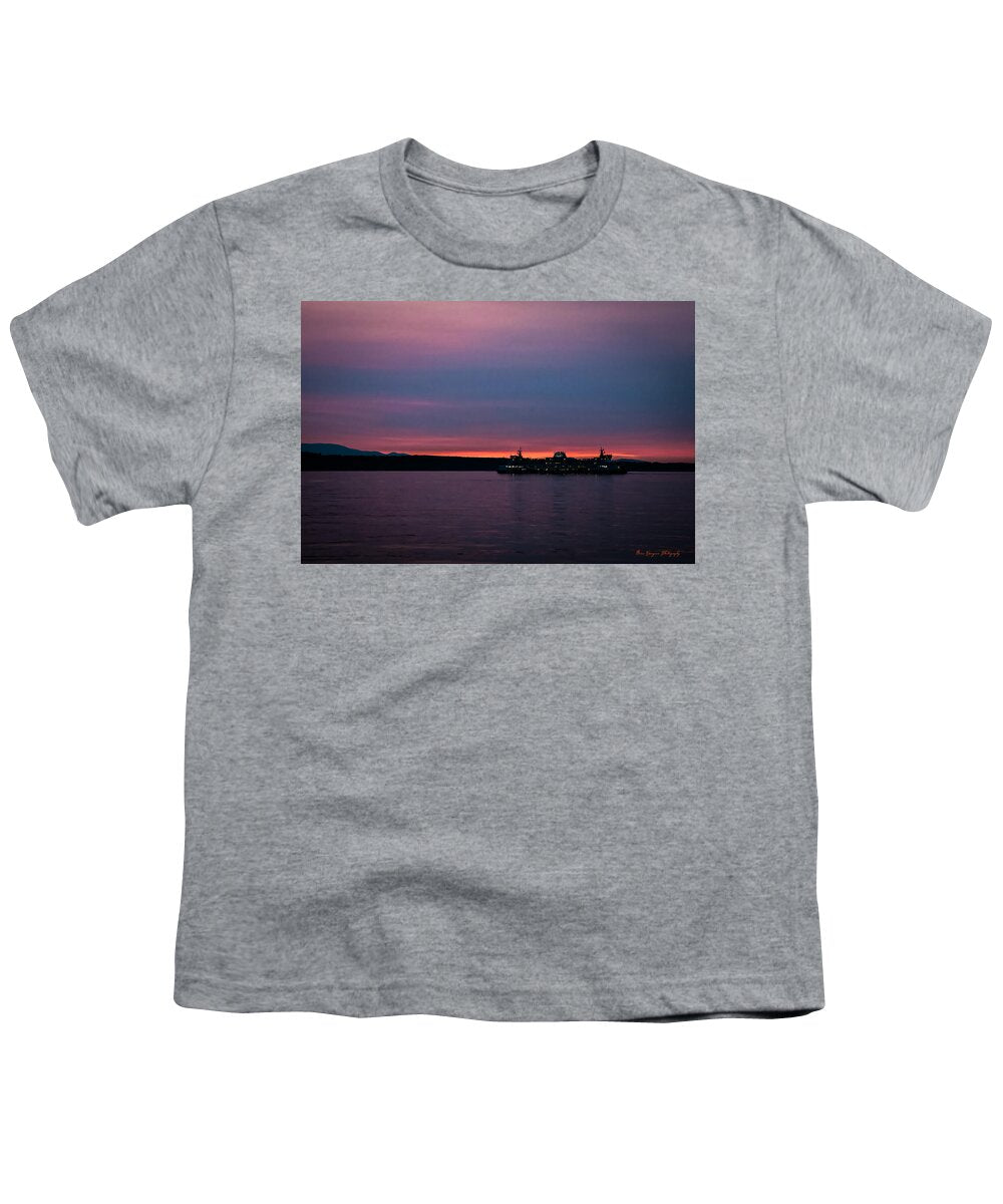 Sunset with the Ferry - Youth T-Shirt
