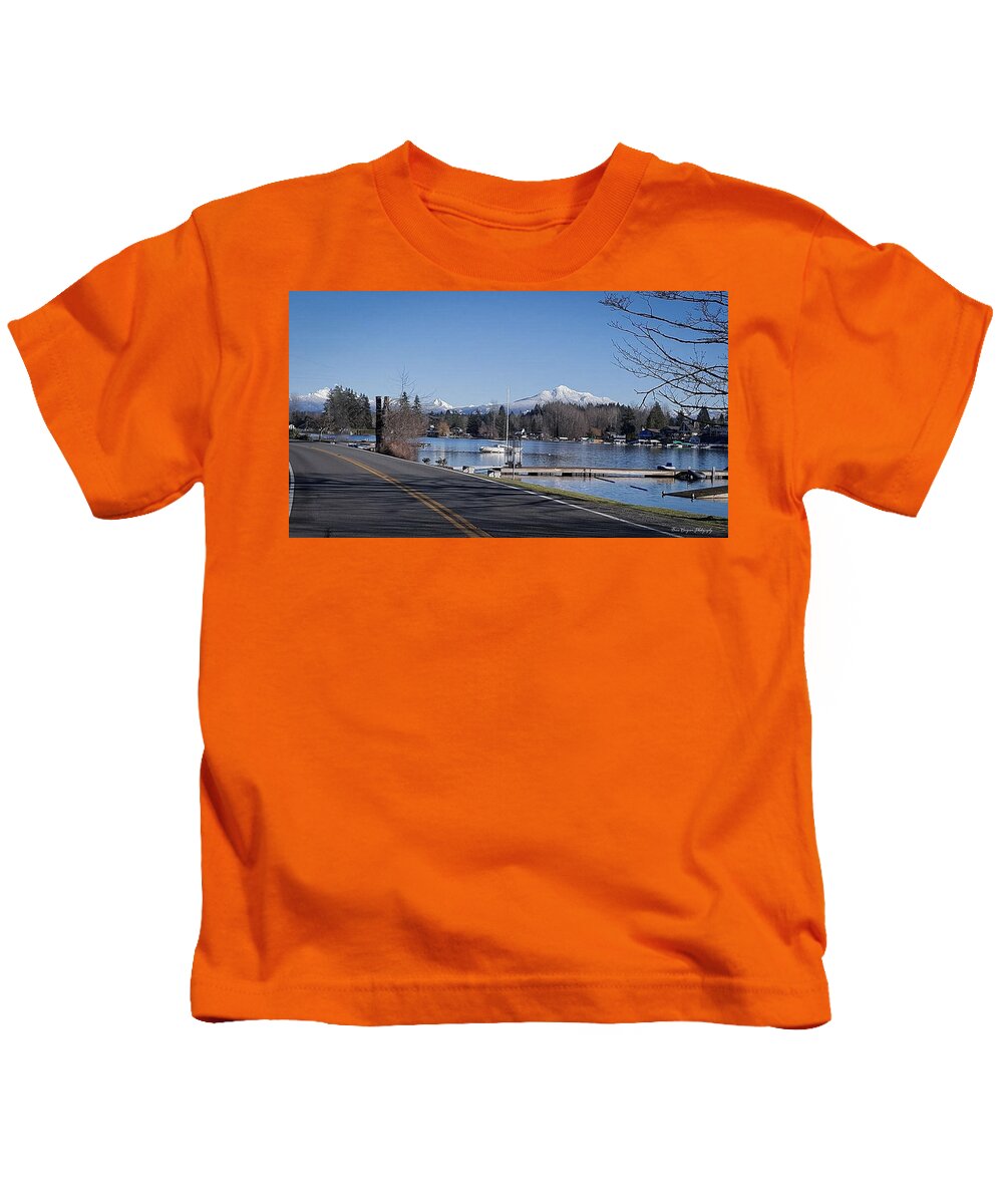 View of lake Steven - Kids T-Shirt