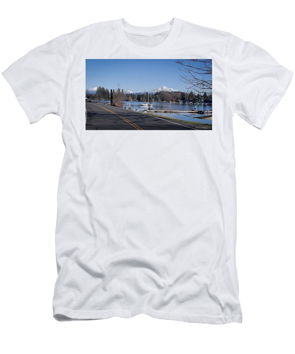 View of lake Steven - T-Shirt