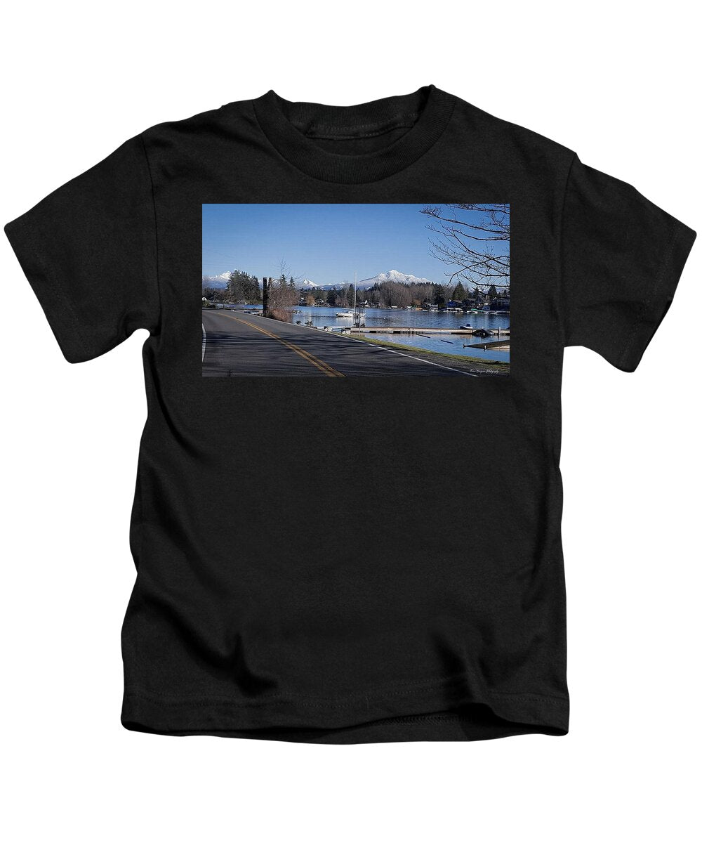 View of lake Steven - Kids T-Shirt