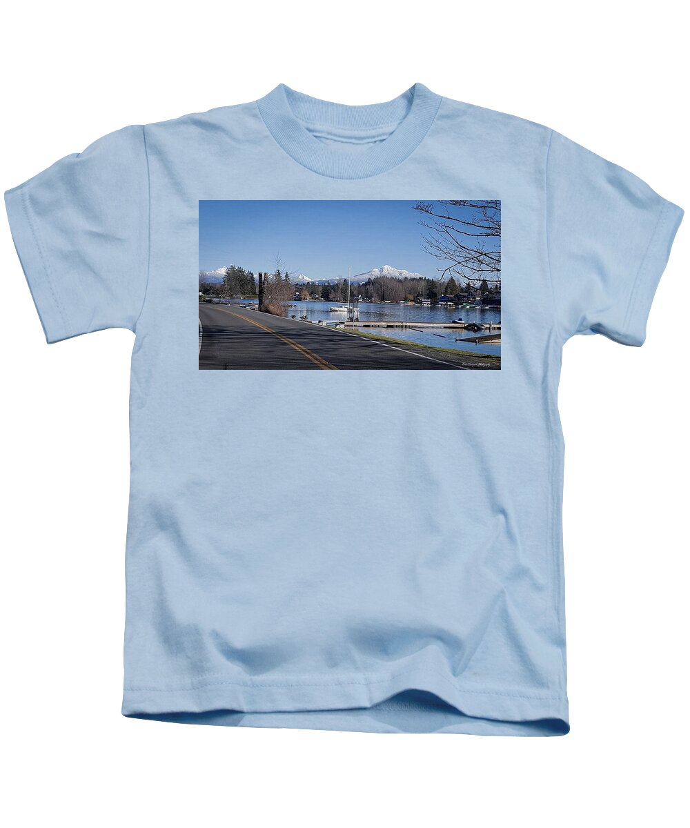View of lake Steven - Kids T-Shirt
