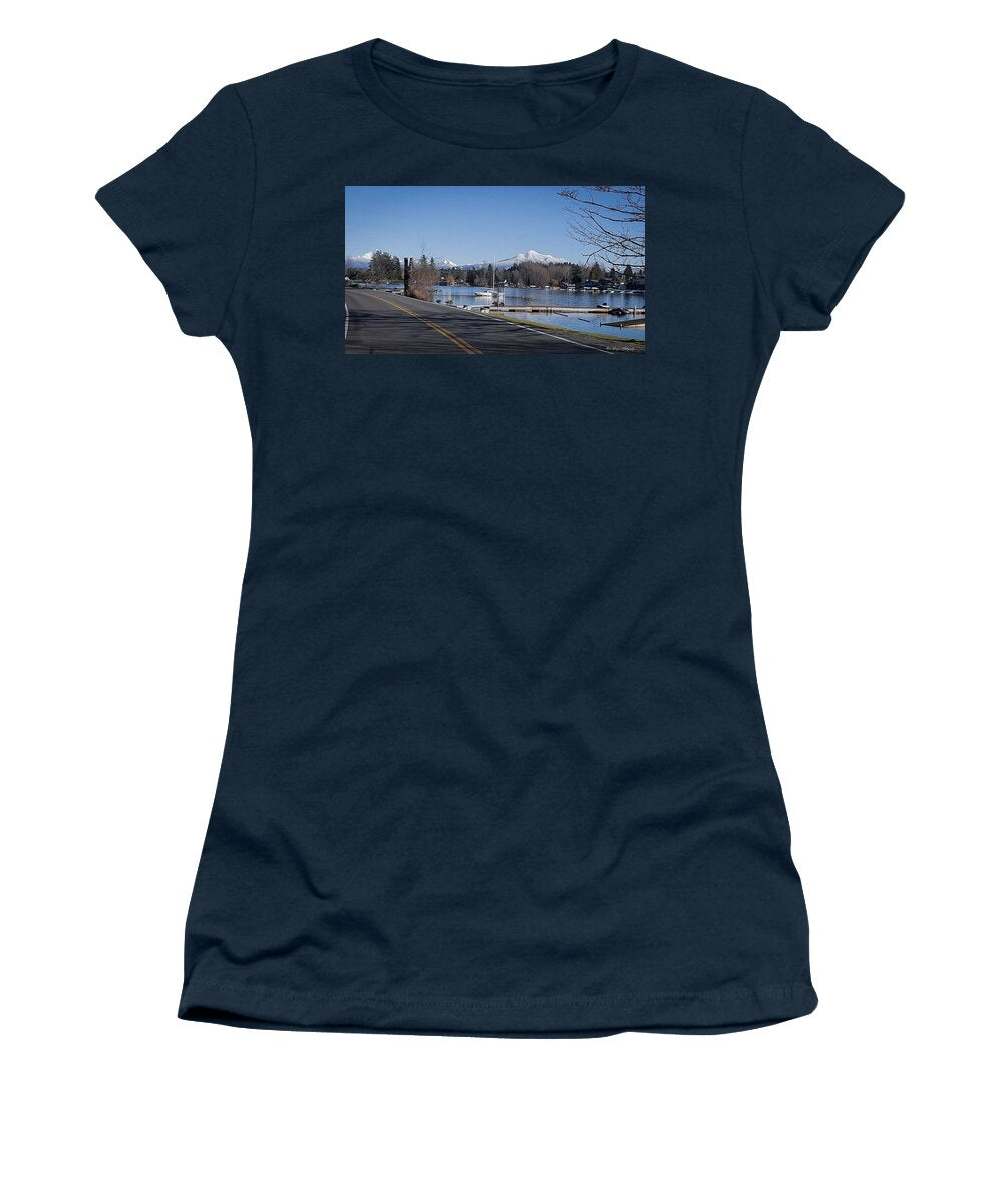 View of lake Steven - Women's T-Shirt